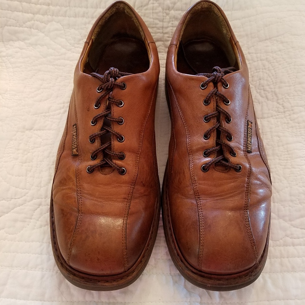 Men's Mephisto Olivio French leather derby oxfords